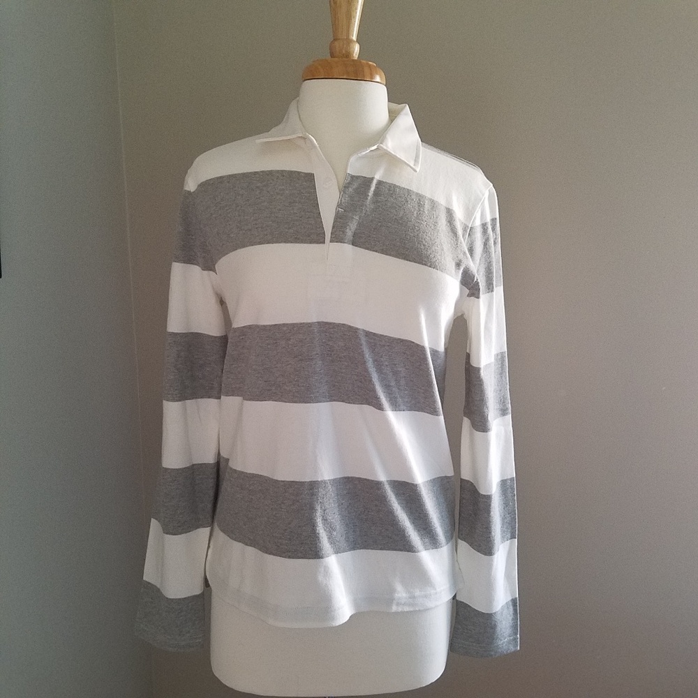 J.Crew Long Sleeve Rugby Shirt
